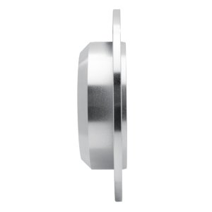 Jeep Wrangler Brake Rotor (1) - Rear Left - R1 Concepts - Drilled & Slotted - Silver - `18-`25